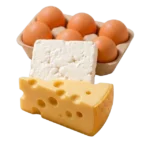 البيض و الجبن